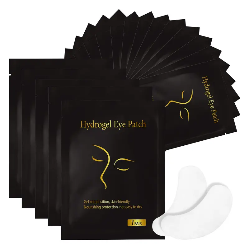 Vaincre Patchs hydrogel sous-œil – 120 paires pour extensions de cils