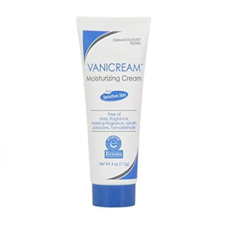 Vanicream Crème Hydratante pour Peau Sensible | Sans Parfum et Sans Parabènes | Testée Dermatologiquement | 4 oz