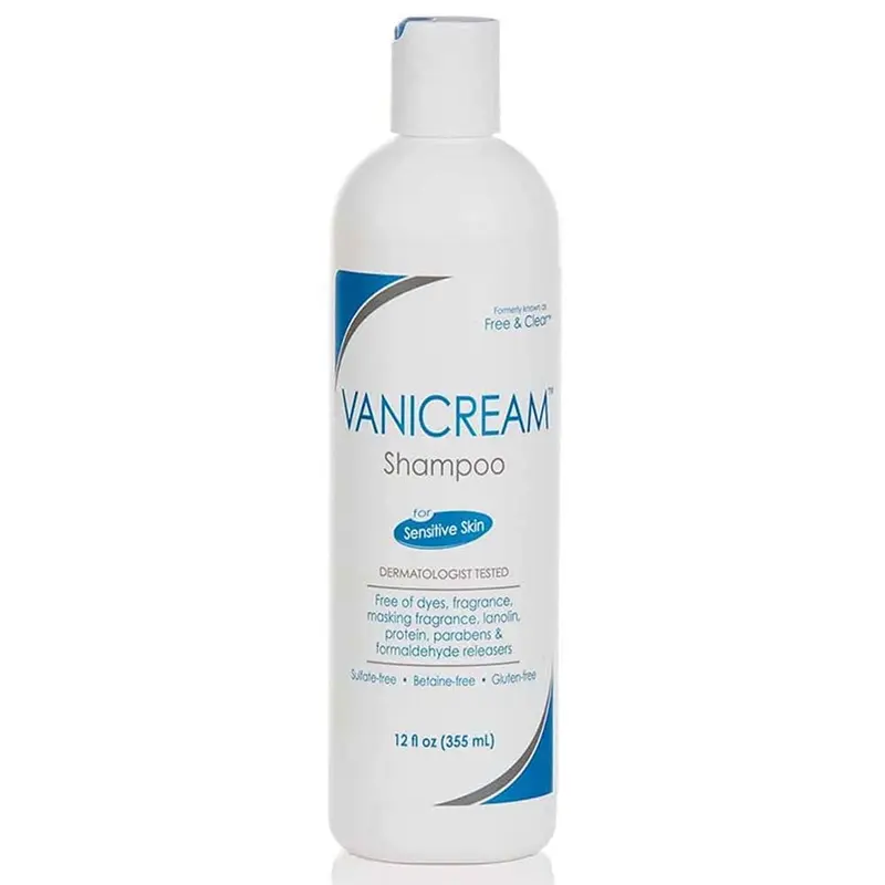 Vanicream Shampooing Doux pour Peau Sensible – Sans Parfum, Sans Colorants, Sans Parabènes, Sans Sulfates – Pack de 3 (3 × 355 ml)