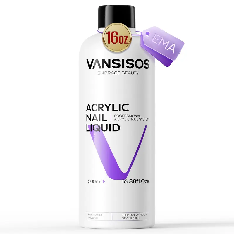 VANSISOS Monomère Acrylique EMA – 500 ml pour Débutants et Professionnels