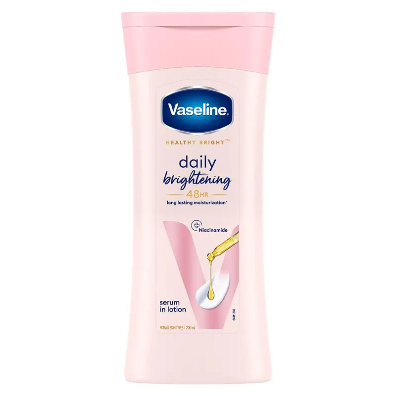 Vaseline Healthy Daily Body Lotion – Niacinamide, pour tous types de peau | 200 ml