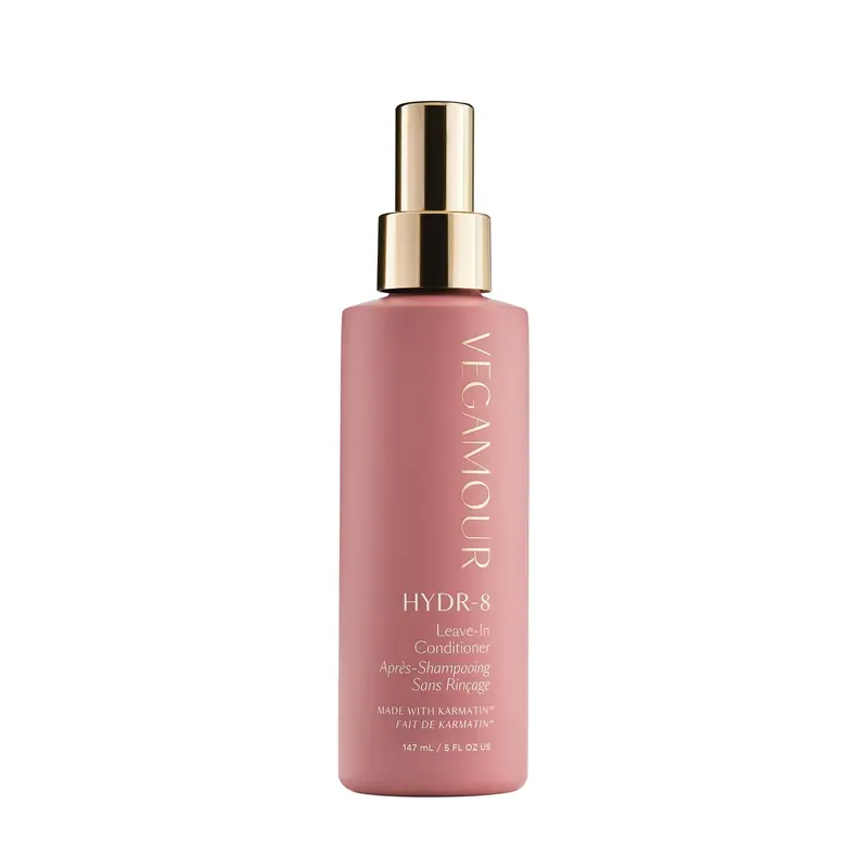 VEGAMOUR HYDR-8 Soin sans rinçage hydratant et protection chaleur - Karmatin vegan, cheveux doux et sans frisottis, 150 ml (5 fl oz)