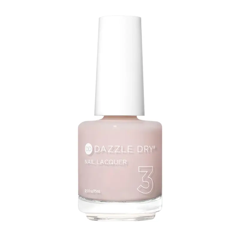 Vernis Dazzle Dry Étape 3 Peacefully Me – Rose pâle chaude, séchage rapide (0,5 oz)