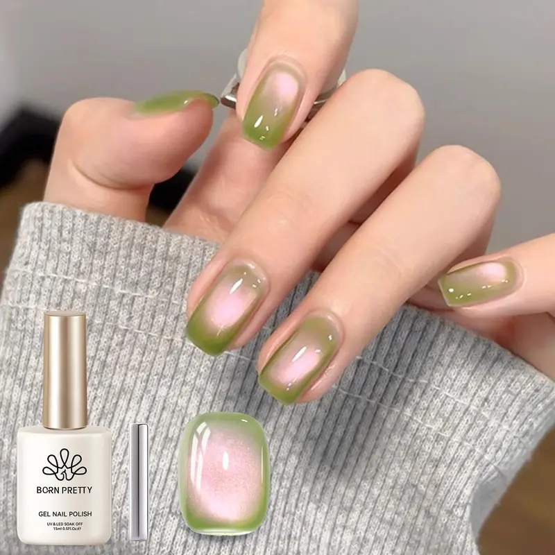 Vernis Gel Magnétique Chat Born Pretty – 15 ml, effet aimanté