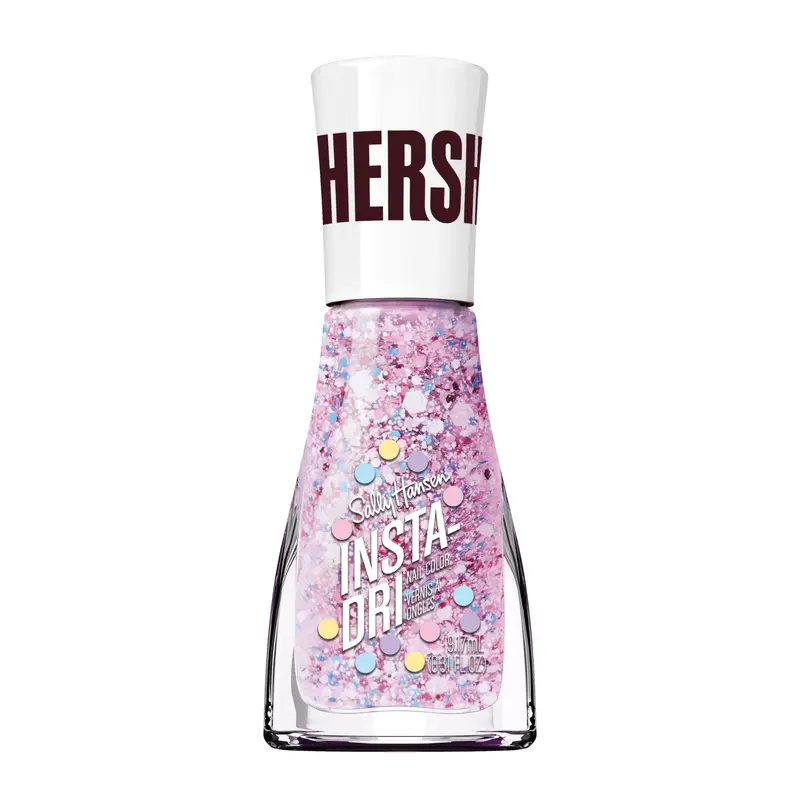 Vernis Sally Hansen Insta-Dri Hershey’s Cookies ’n’ Creme Eggs – Séchage rapide et paillettes 777 Polka Dazzle