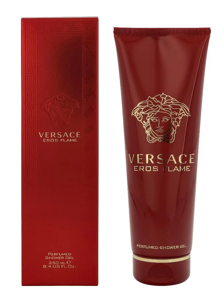Versace Eros Flame – Gel Douche Parfumé pour Homme 8,4 oz