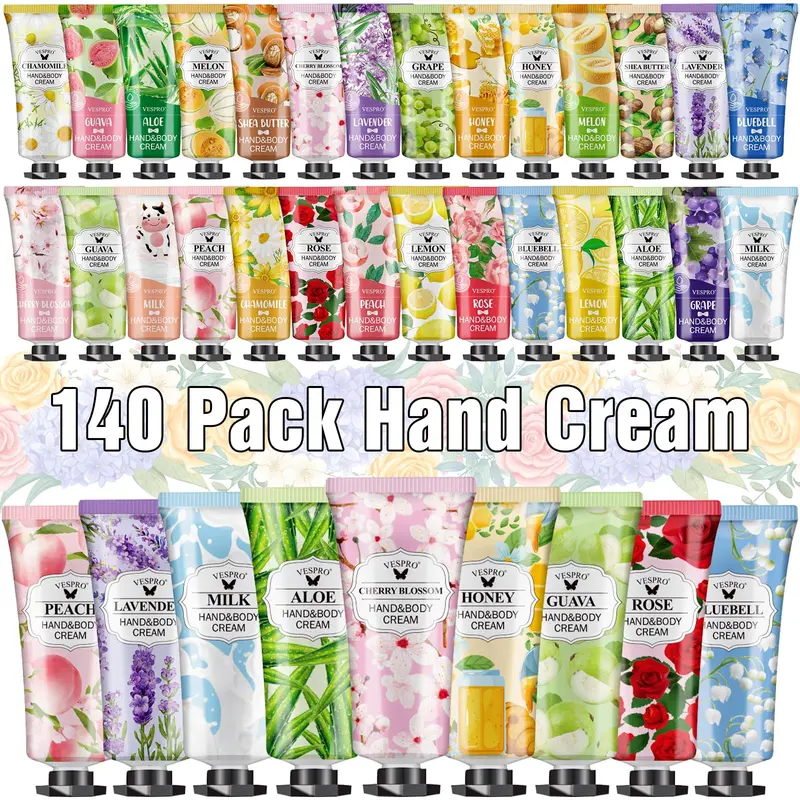 VESPRO 140 Pack Crèmes Mains – Coffret Cadeau Saint-Valentin et Idée Cadeau