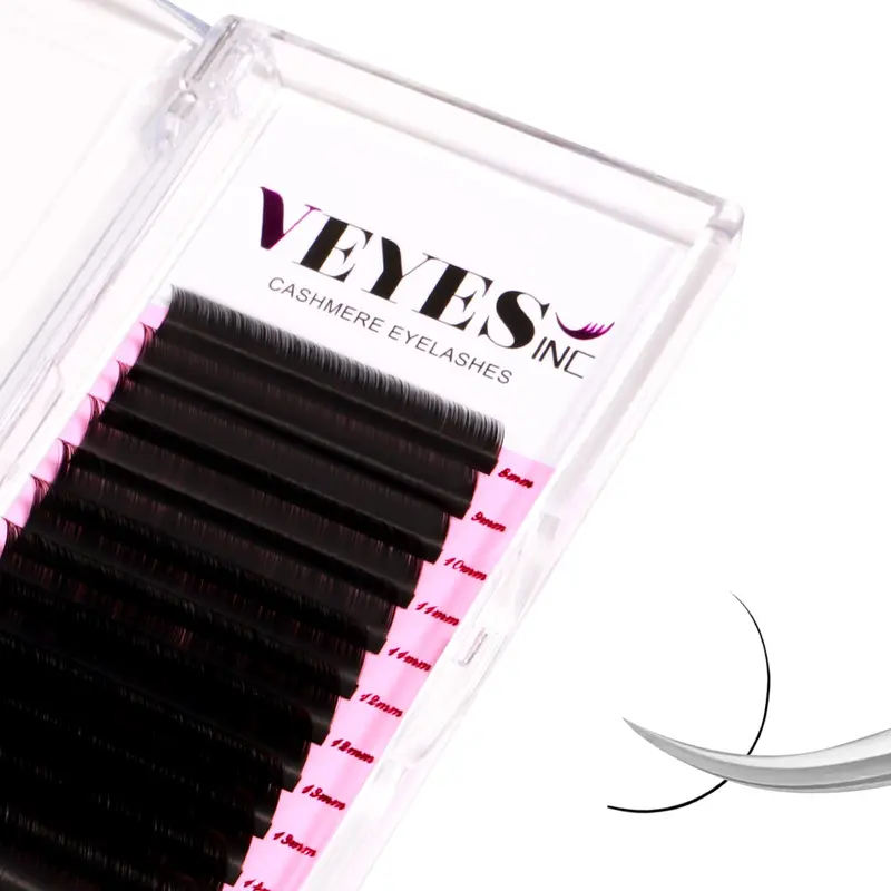 VEYES INC Cashmere Extensions Cils – Volume Individuel 0,05 CC 14mm | Professionnel