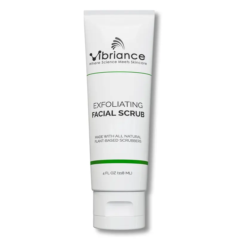 Vibriance Exfoliant Visage Ultra-Doux – Nettoyant Gommant Sans Sulfates et Sans Parabènes (4 oz / 118 ml) – Pour Tous Types de Peau – Ingrédients Naturels