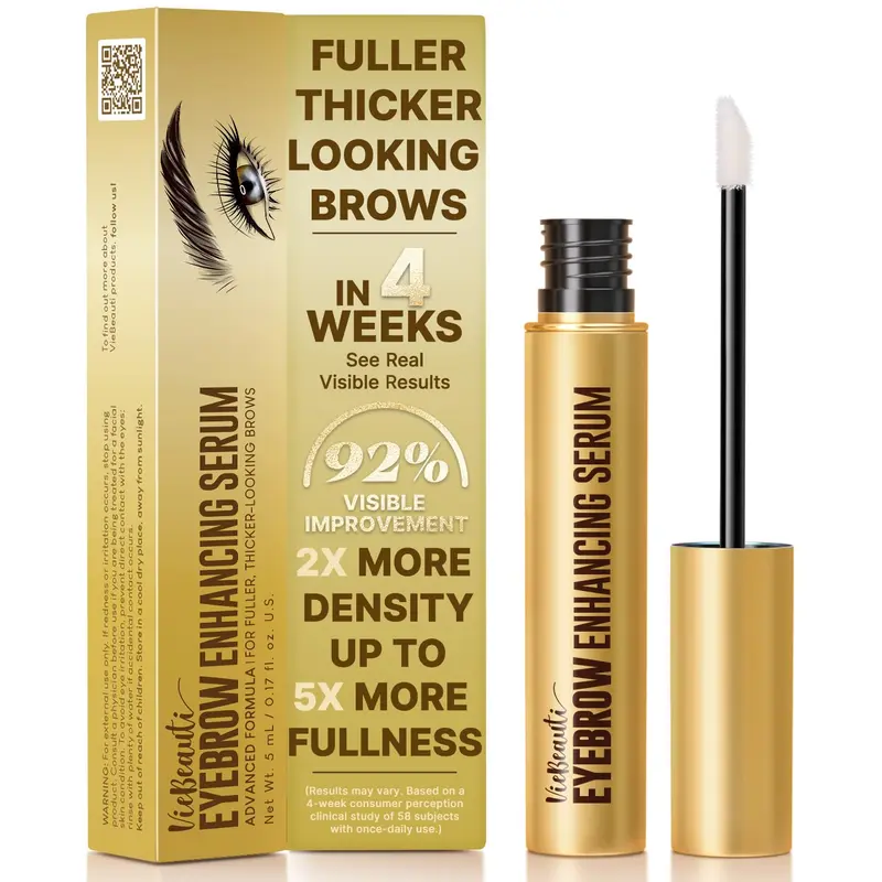 VieBeauti Sérum Croissance Sourcils 5mL – Sourcils plus longs et plus fournis