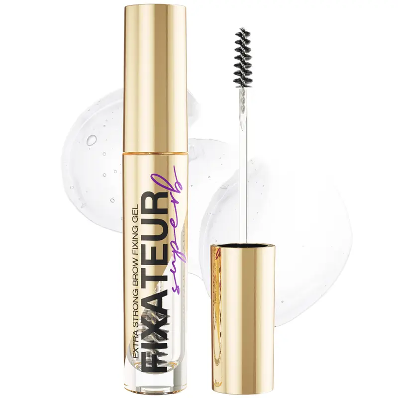 Vivienne Sabó Brow Gel Fixateur Superb – Fixation longue durée transparente, fini laminé, brosse précision, 0,2 fl oz