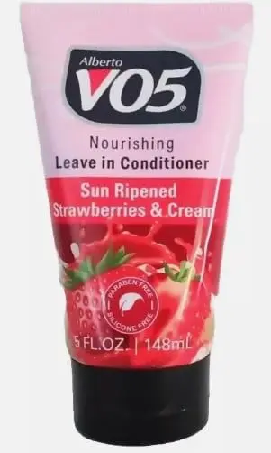 VO5 Soin sans rinage nourrissant – Fraises mûres au soleil et crème, 148 ml