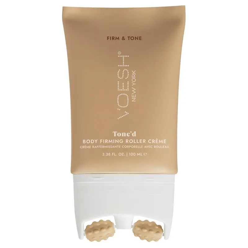 VOESH Roller Crème Tone'd – Crème corporelle vegan, massage lymphatique et hydratation