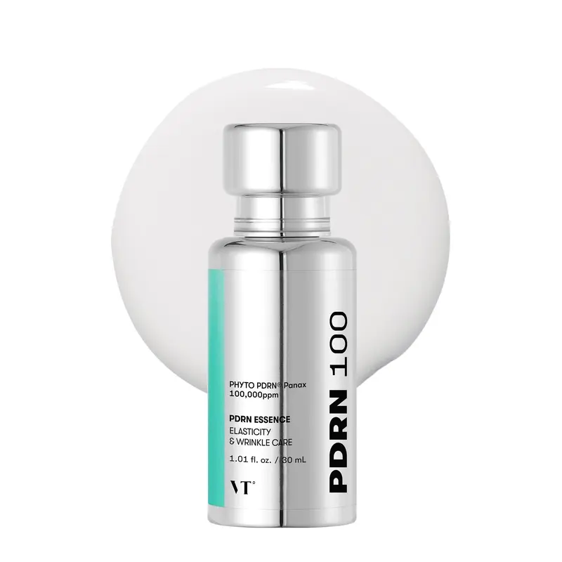 VT COSMETICS PDRN 100 Essence – Sérum vegan 100 000 ppm, hydratation et fermeté, éclat durable, 30 ml