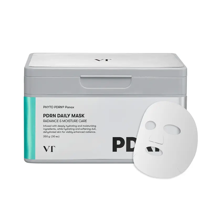 VT COSMETICS PDRN Daily Mask – 30 feuilles végan PDRN pour hydratation et éclat