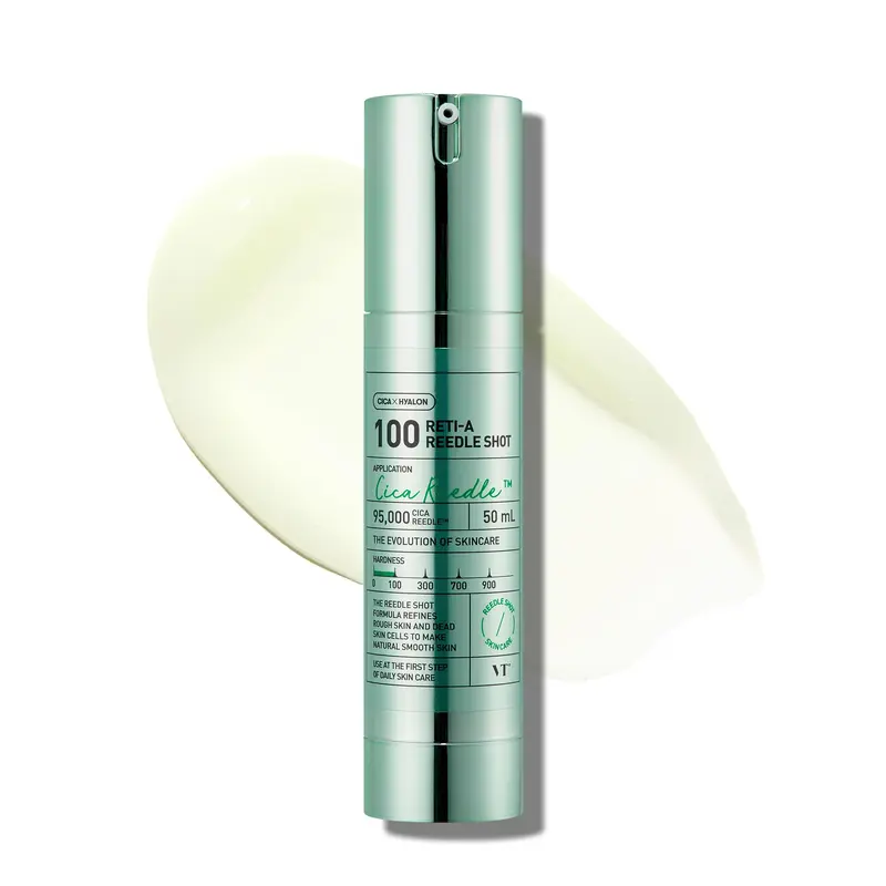 VT COSMETICS Reti-A Reedle Shot 100 Sérum – Rétinol et Exosomes, Booster Cutané Coréen, 50 ml