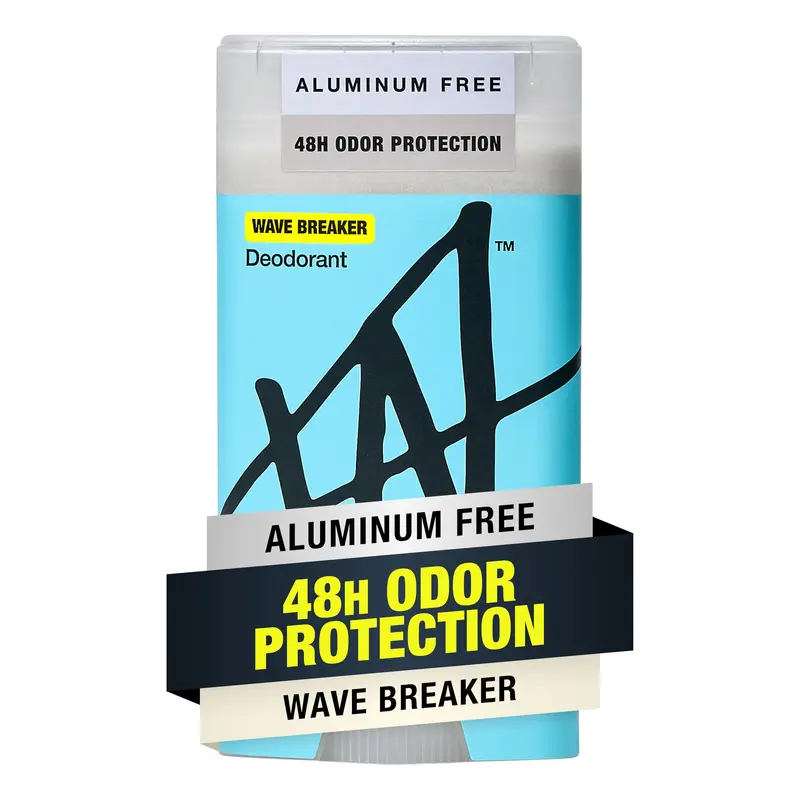 W par Jake Paul Déodorant Homme Sans Aluminium Wave Breaker – 74 g, Testé Dermatologiquement, Senteur Océan