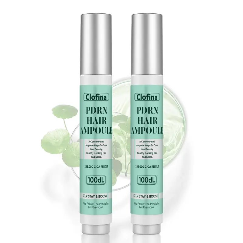 WAESKI PDRN Ampoule Capillaire 100dl – Sérum Croissance Cheveux, Traitement Cuir Chevelu vegan PDRN & Centella (2 pièces)