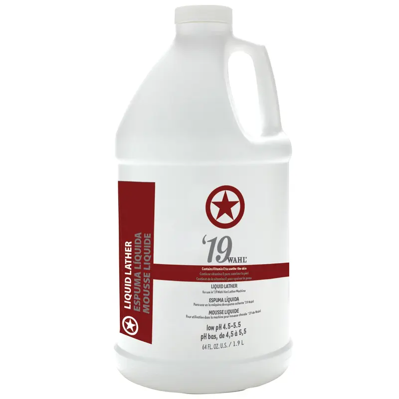 Wahl Professional 19 Lait Liquide Prémélangé – Prêt à l’emploi, Vitamine E, Peaux Sensibles, 64 oz