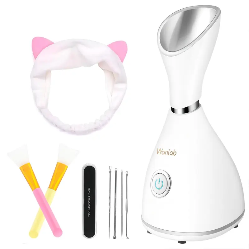 Wanlab Vaporisateur Visage Portable – Vapeur Chaude pour Hydratation de la Peau et Pores Netoyés à Domicile