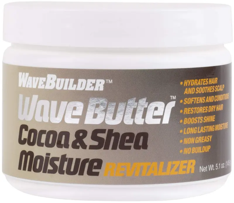 WAVEBUILDER Beurre cacao et karité pour cheveux ondulés – Hydratation revitalisante