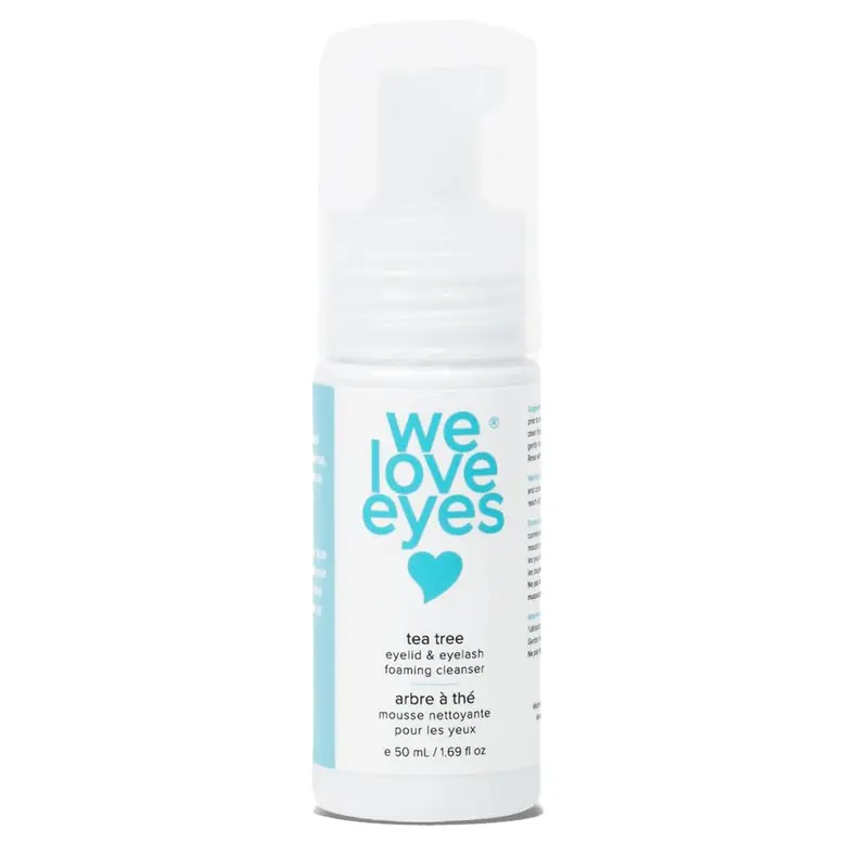 We Love Eyes – Nettoyant Moussant pour Paupières à l’Arbre à Thé | Végan, Naturel et Sans Cruauté | Sûr pour Faux-Cils et Extensions