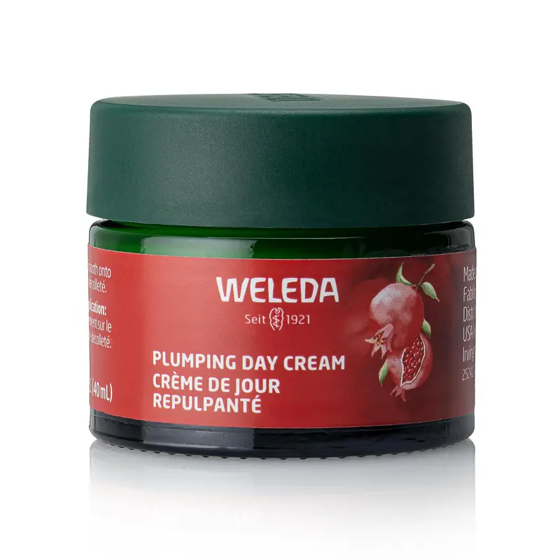 Weleda Crème de Jour Repulpante pour le Visage – Grenade et Maca, 1,3 fl oz