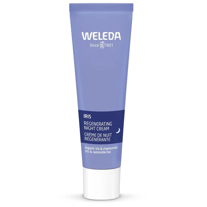 Weleda Crème Nuit Iris Hydratante – Soin Visage Naturel Biodynamique