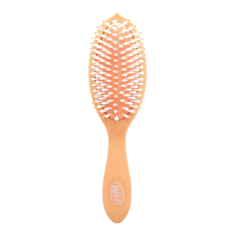 Wet Brush Go Green Traitement & Éclat – Huile de Coco | Brosse Écologique en Plastique Végétal