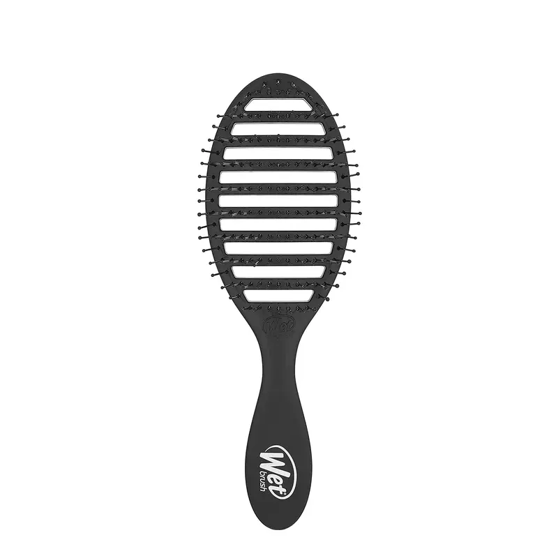 Wet Brush Speed Dry – Brosse Ventilée pour Séchage Rapide (Noir) | Poignée Ergonomique