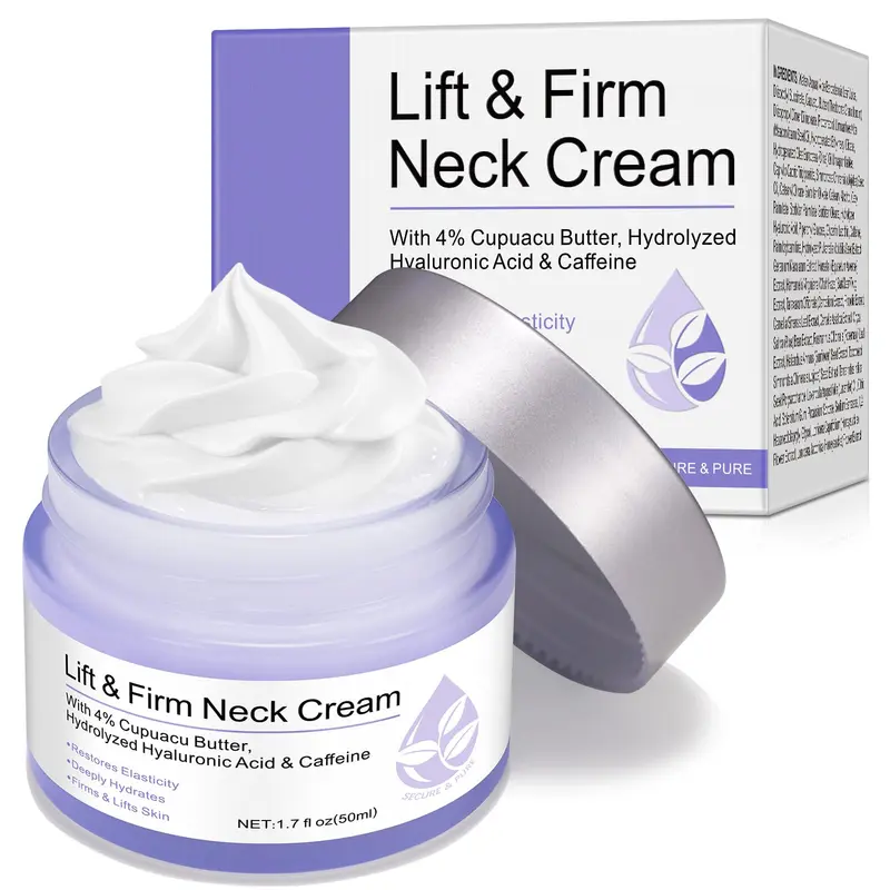 WHLH & WELL-BEING Crème du Cou Raffermissante – Anti-Âge, Lifting et Hydratation
