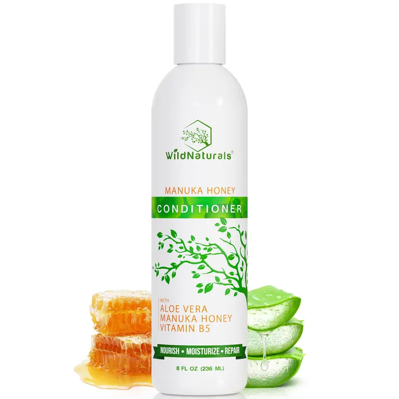Wild Naturals - Conditionneur Manuka Miel UMF 12+ pour Eczéma & Pellicules - Sans Sulfates