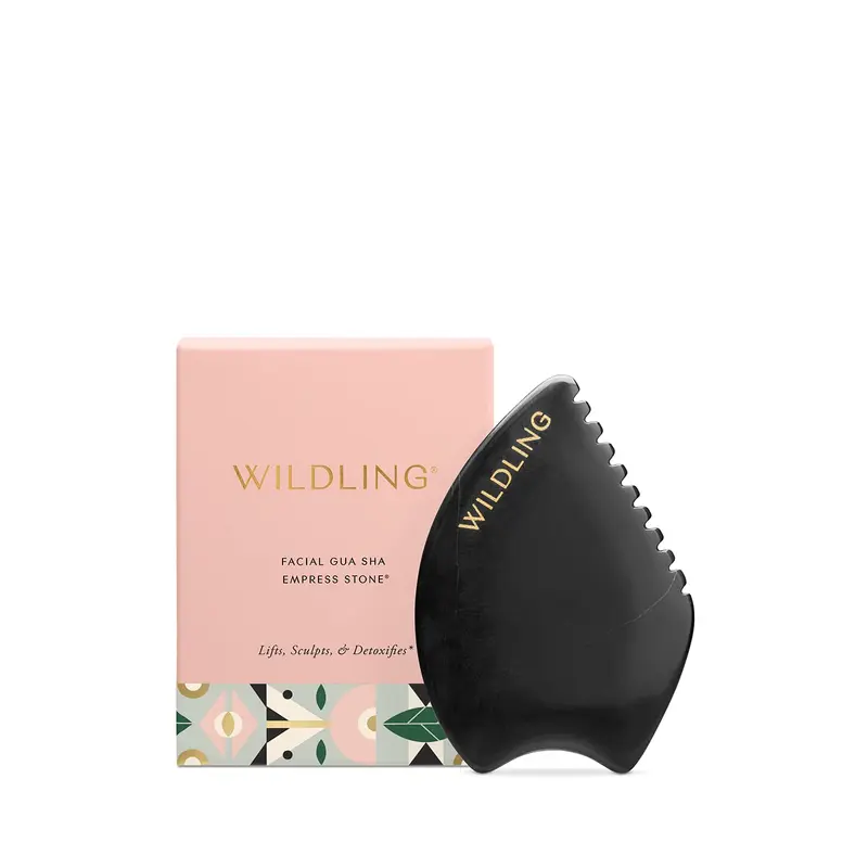 Wildling Empress Stone – Pierre gua sha visage en pierre Bian, relèvement et tonification