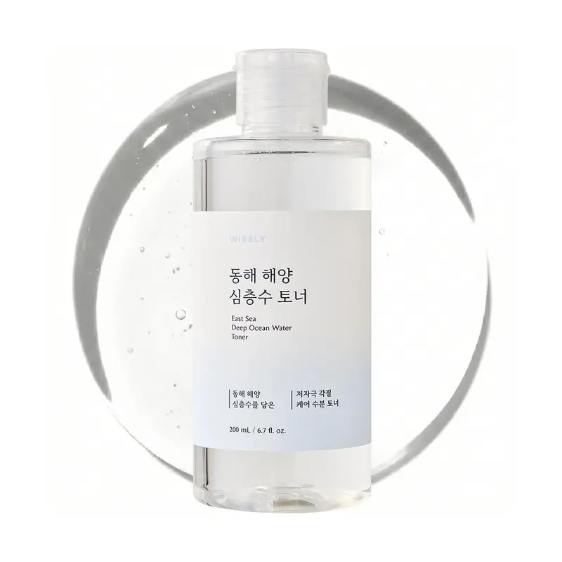 WISELY Tonique Eau de Mer Profonde de l'Est - Hydratation Douce et Exfoliation Légère (200 ml)