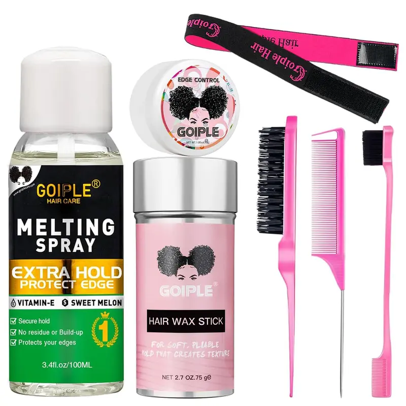 WOZUTUNT Lace Melting Spray – Adhésif sans colle pour perruques et extensions