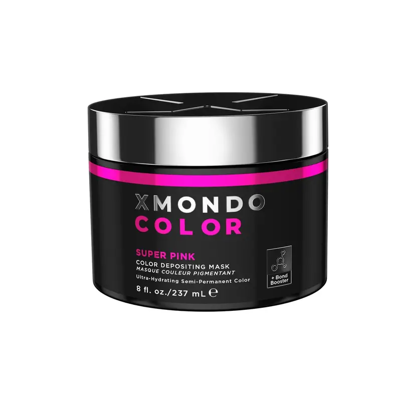 XMONDO Coloration Cheveux Super Pink – Semi-permanente végane avec Acide Hyaluronique, 236 ml