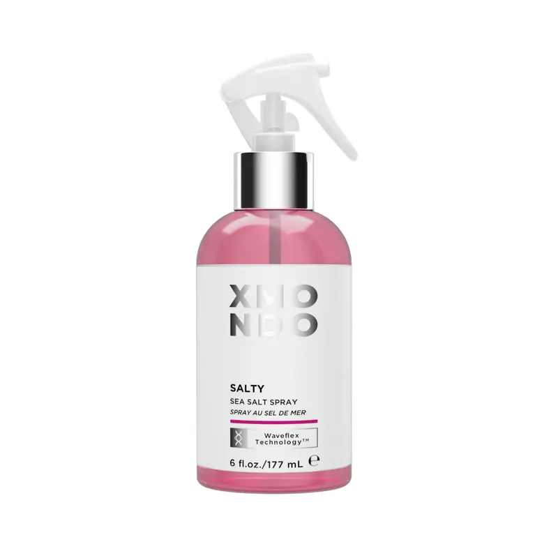 XMONDO Hair Salty Sea Salt Spray – Formule végane avec minéraux naturels, extraits d'algues et huile de baobab – Anti-Statique, Hydratation et Brillance – 6 Fl Oz