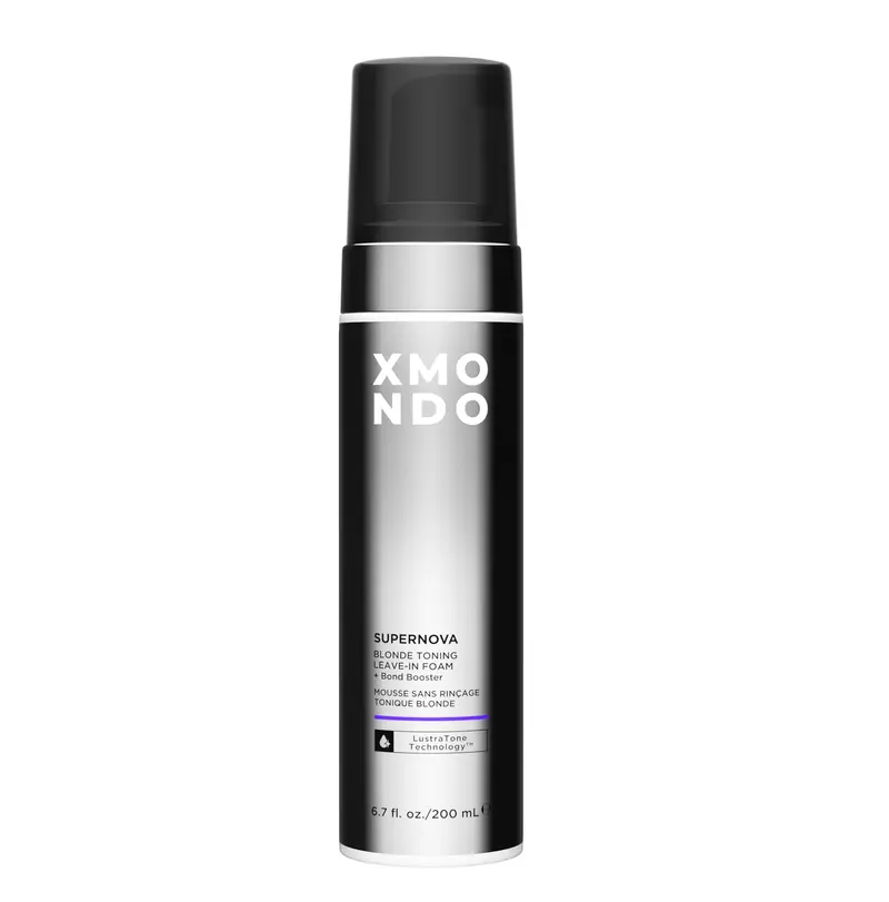 XMONDO Hair Supernova Mousse Tonifiante Sans Rinçage – Blond Végan, 6,7 oz
