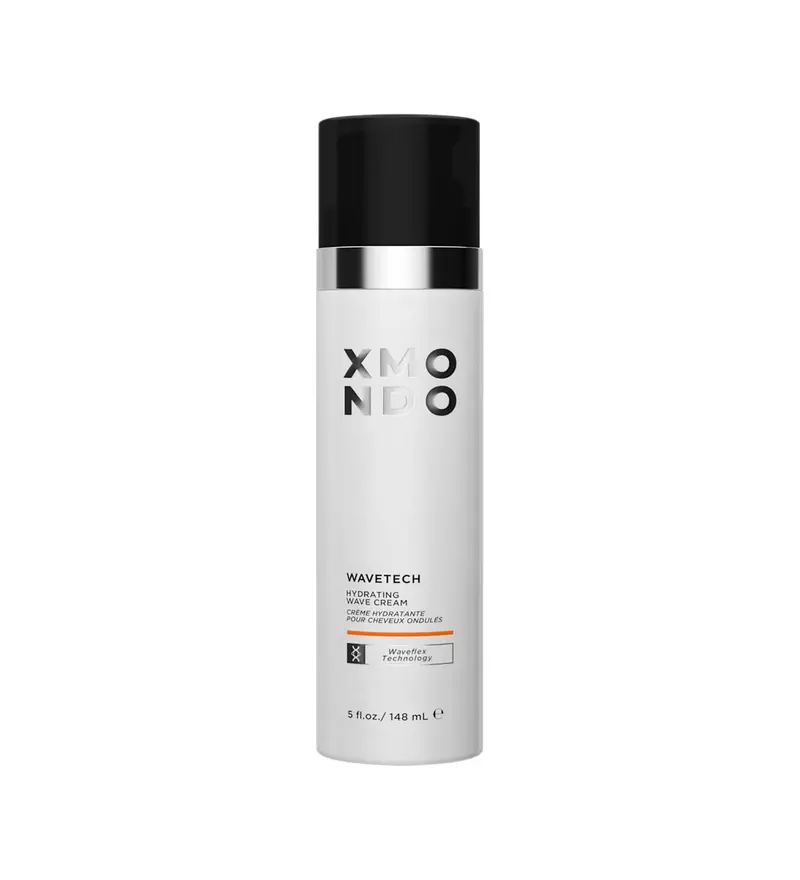 XMONDO Hair Wavetech Hydrating Wave Cream – Crème hydratante vegan pour vagues définies, 150 ml