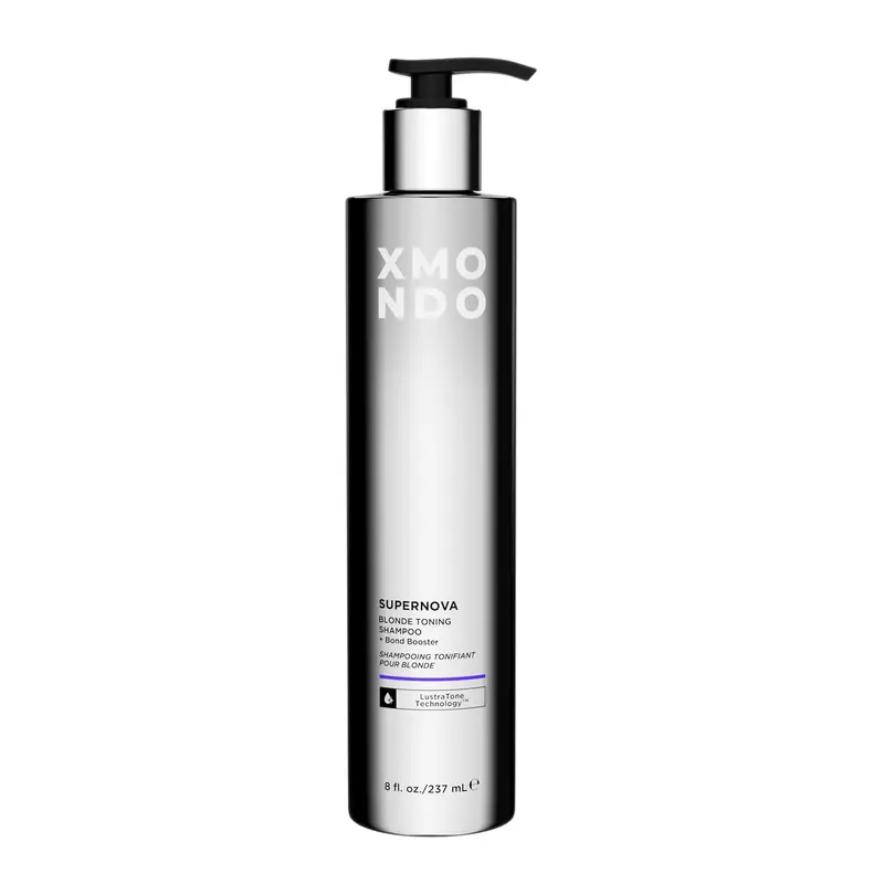 XMONDO Shampooing tonifiant blond Supernova — Formule végane, protéines végétales, huile de jojoba et pigments violets | 236 ml