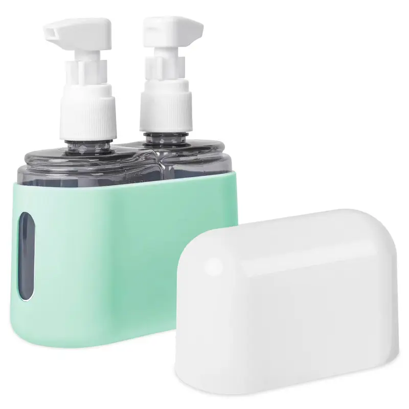 Yamadura Bouteilles de Voyage – 2x100 ml, Pompe Rechargeable, TSA Approuvé, Sans BPA