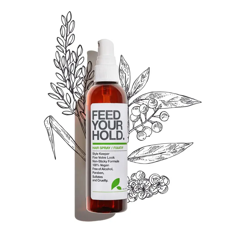 Yarok Feed Your Hold Spray – Coiffage naturel, Volume et Hydratation – Fixation moyenne, Sans aérosol – Vegan & Cruelty-free – 236 ml