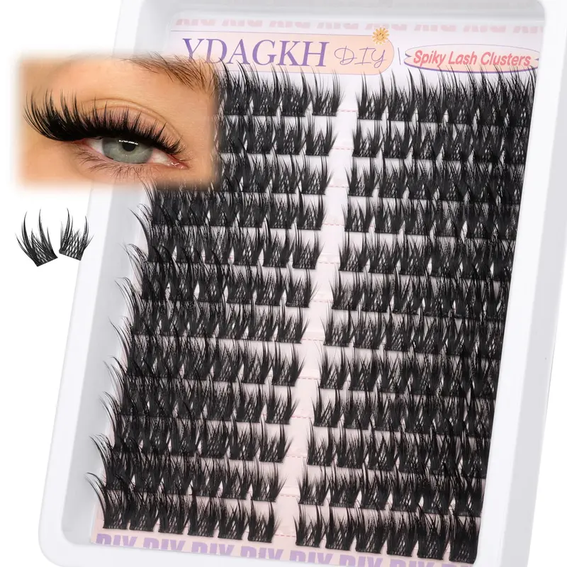 YDAGKH Amas de Cils Fairy – Regard Fox-Eye 10-18mm, Cils Manga et Anime