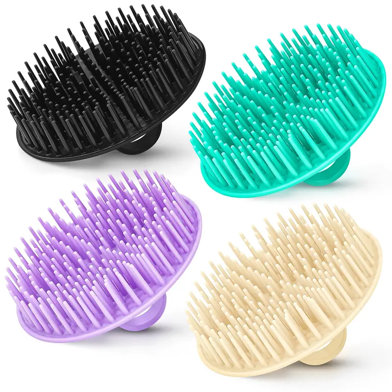 YEALIFE 4-pack Brosses Exfoliantes Cuir Chevelu – Nettoyage et Massage