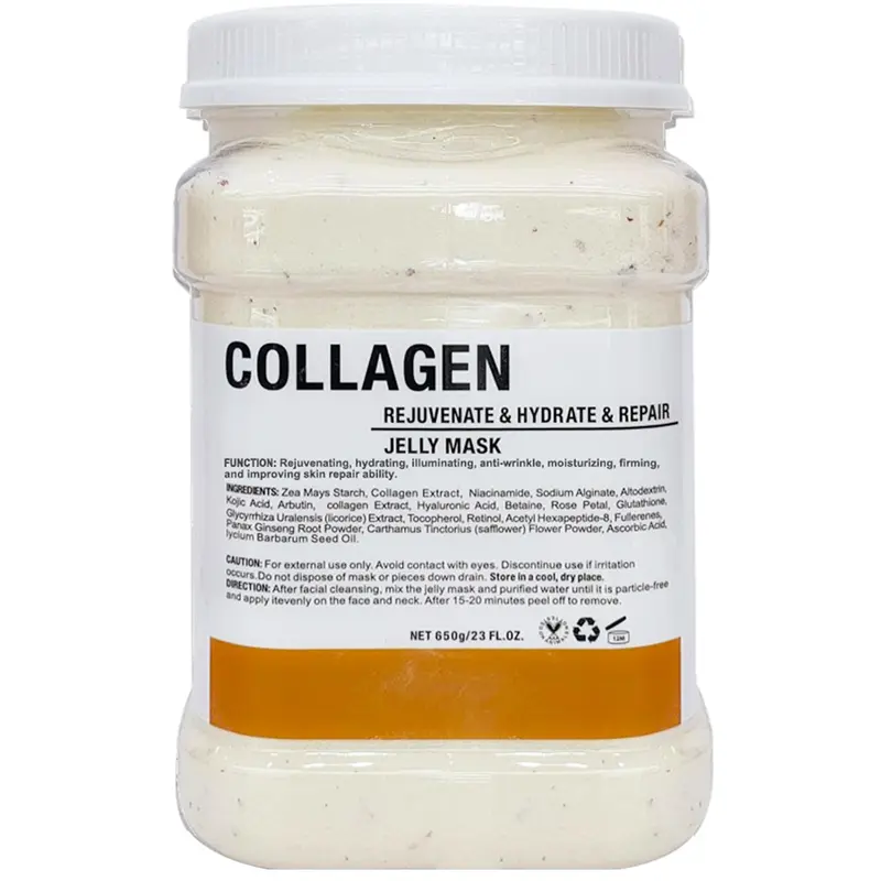 YMEYFAN Masque Gelée au Collagène pour Visage – Soin Hydratant Profond à Retirer, 680 ml