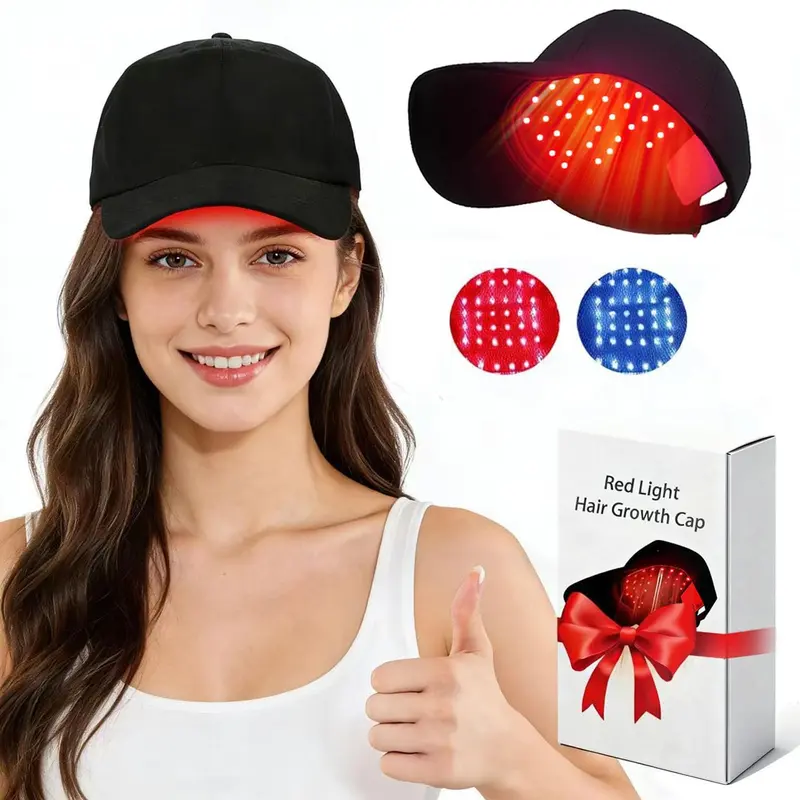 Yuxian Cap Croissance Cheveux – Lumière Rouge Portable (DEL 660nm)