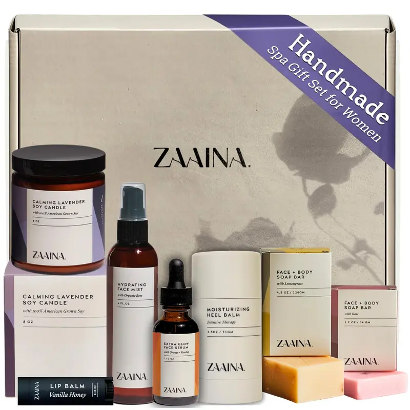 ZAAINA Coffret Spa de Luxe pour Elle – Cadeau Bien-être à Domicile