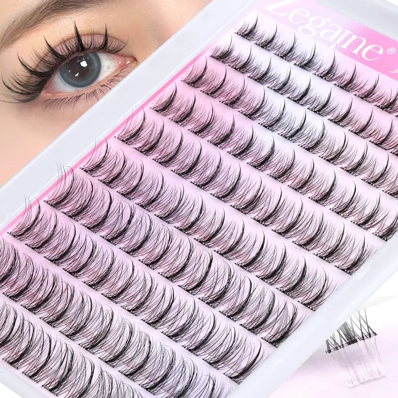 Zegaine Manga Cils Auto-Adhésifs – Regard Naturel et Anime, 8–16 mm, 120 pcs