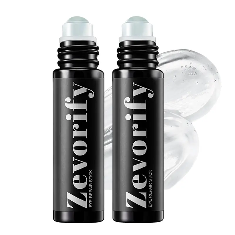 Zevorify Eye Repair Stick pour Hommes – 2x10 ml, Caféine et Rafraîchissant