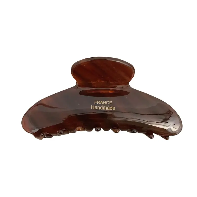 ZHOUMEIWENSP Pinces à cheveux grandes – Écaille tortue caramel – Maintien fort